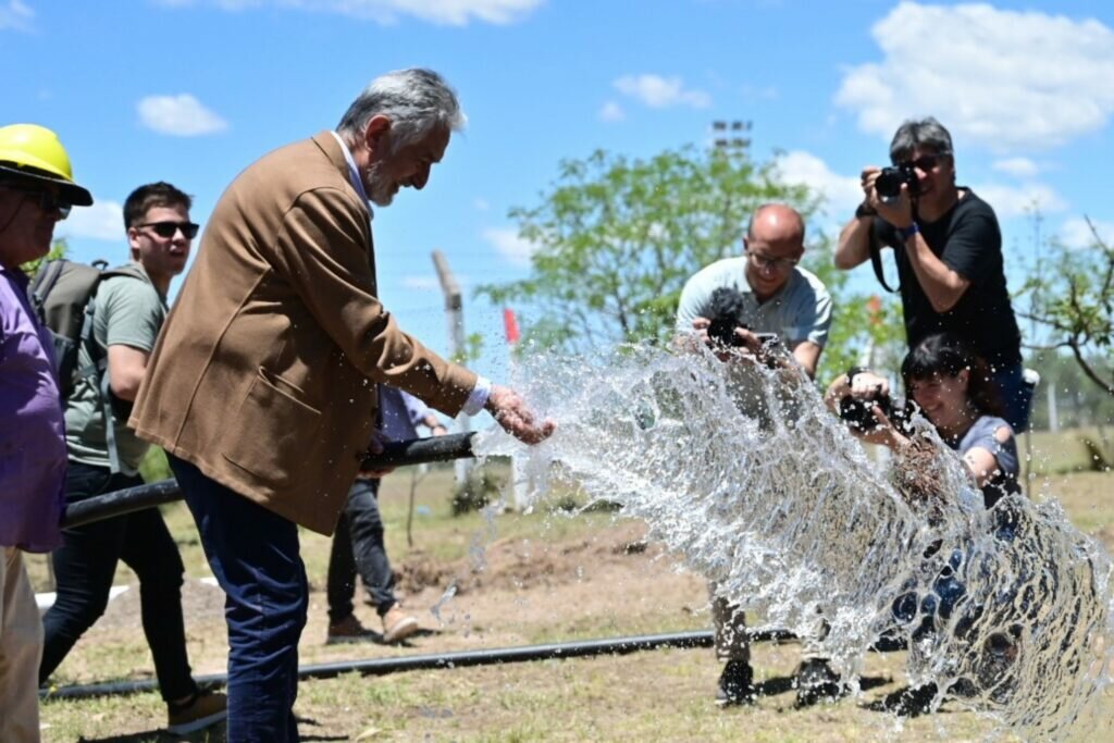 El gobernador Rodríguez Saá inauguró obras en el departamento San Martín